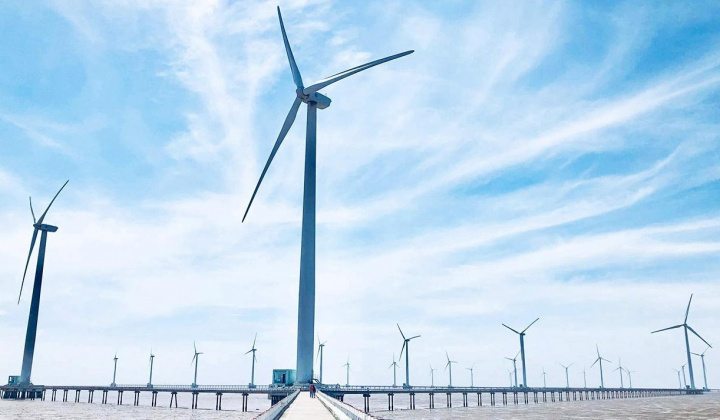 Cơ Điện Lạnh (REE) thi công dự án điện gió 48 MW, muốn làm thêm 344 MW nữa tại Trà Vinh