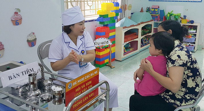 Hà Nội triển khai chiến dịch tiêm vắc xin phòng bệnh sởi cho trẻ