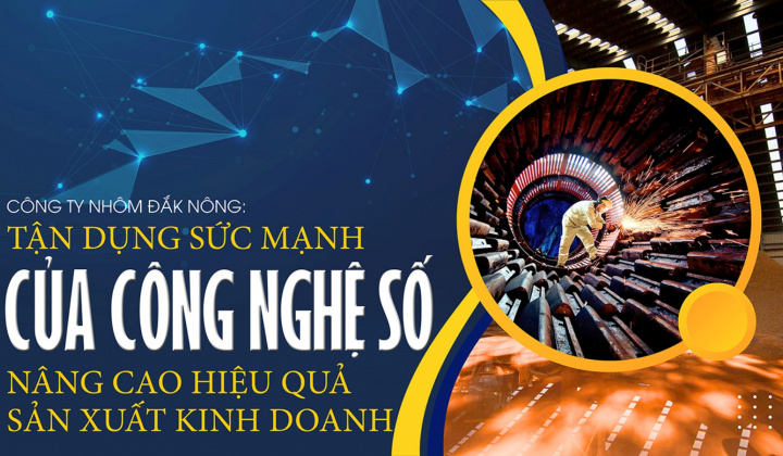 Công ty Nhôm Đắk Nông: Tận dụng sức mạnh của công nghệ số nâng cao hiệu quả sản xuất kinh doanh