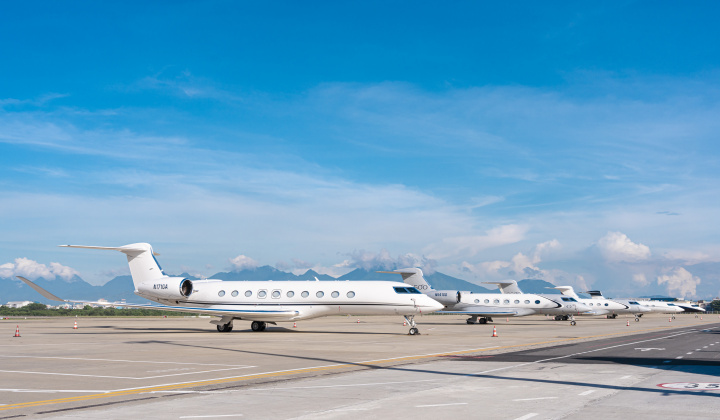 Cận cảnh vẻ đẹp của 5 chuyên cơ đắt đỏ bậc nhất thế giới tại Đà Nẵng