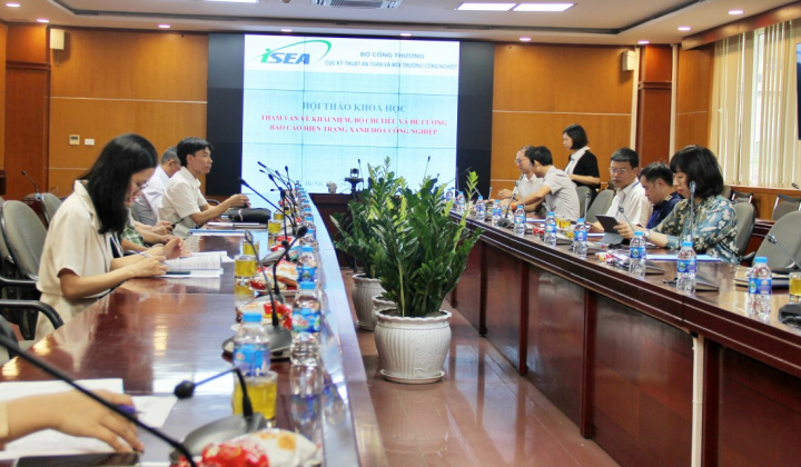 Tham vấn thực hiện Đề án xanh hoá công nghiệp giai đoạn đến 2030