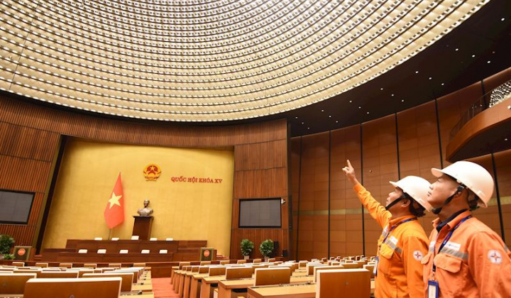 EVNHANOI đảm bảo điện phục vụ kỳ họp 8, Quốc hội khóa XV