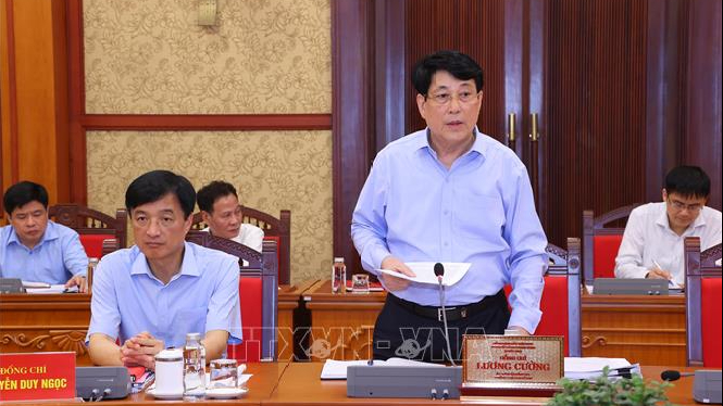 Phiên họp thứ hai của Tiểu ban Tổ chức phục vụ Đại hội XIV của Đảng