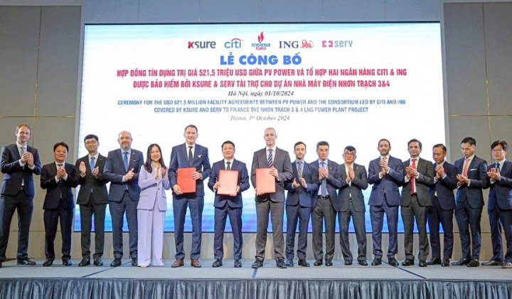 PV Power (POW) công bố gói vay hơn 500 triệu USD cho dự án Nhơn Trạch 3&4