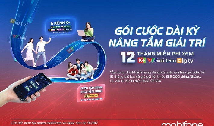 MobiFone: Bùng nổ trải nghiệm với gói cước giải trí hàng đầu