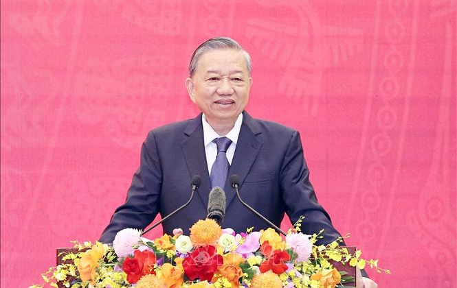 Phát biểu của Tổng Bí thư Tô Lâm tại Kỷ niệm 75 năm Ngày truyền thống Ban Đối ngoại Trung ương