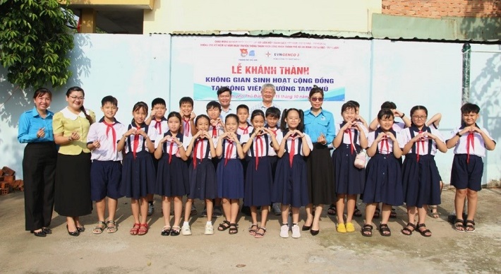 EVNGENCO3: Hỗ trợ thực hiện công trình Không gian sinh hoạt cộng đồng