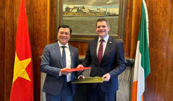 Việt Nam - Ireland mục tiêu nâng kim ngạch thương mại song phương lên 5 tỷ USD vào năm 2026
