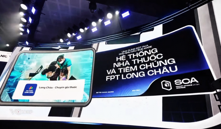 FPT Long Châu thắng giải “Ứng dụng đột phá cho nhu cầu sức khỏe” tại Better Choice Awards 2024