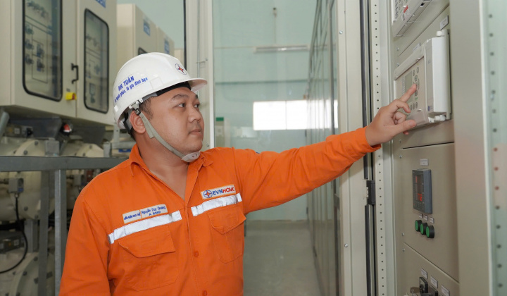 EVNHCMC đóng điện, đưa vào vận hành Trạm biến áp 110kV GIS Chợ Lớn sau cải tạo