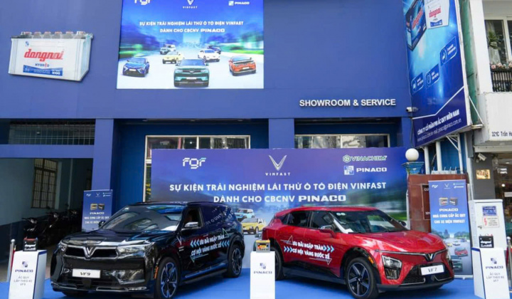 Pinaco "bắt tay" cùng Vinfast xây dựng hệ sinh thái xe điện bền vững