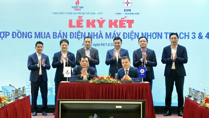 PV Power (POW) chính thức ký Hợp đồng Mua Bán Điện tại dự án Nhơn Trạch 3&4