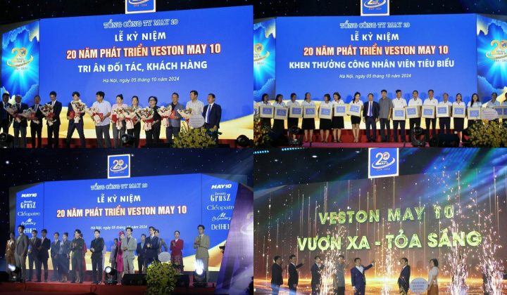 20 năm Veston May 10: Khẳng định đẳng cấp, khát vọng vươn xa chinh phục những đỉnh cao mới