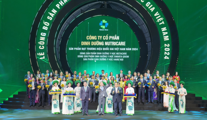 Nutricare khẳng định vị trí tiên phong Thương hiệu quốc gia Dinh dưỡng Y học 8 năm liên tiếp