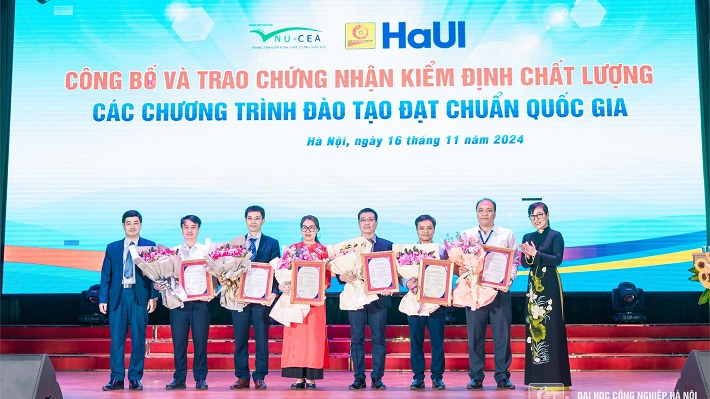Đại học Công nghiệp Hà Nội: Có thêm 6 chương trình thạc sĩ đạt chuẩn quốc gia và 5 chương trình đạt chuẩn quốc tế