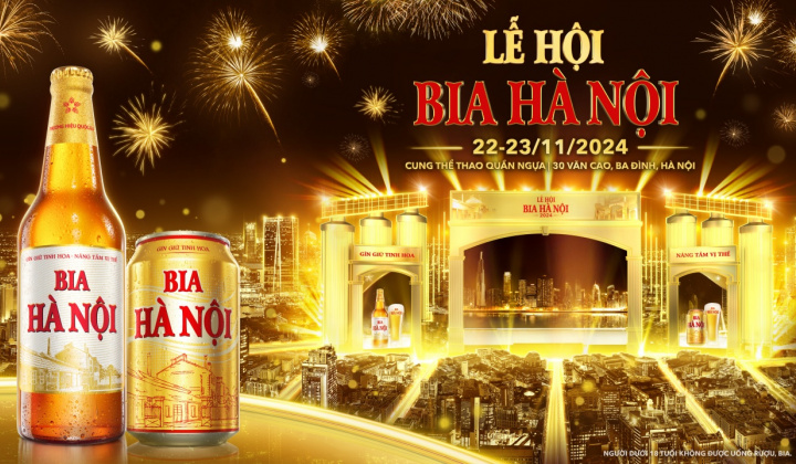 Sự kiện văn hoá được mong chờ nhất năm - Lễ hội Bia Hà Nội 2024 đã quay trở lại