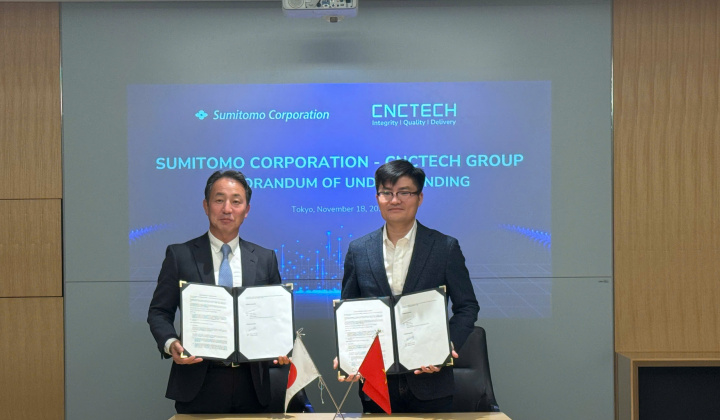 Tập đoàn CNCTech và Sumitomo ký kết hợp tác chiến lược về lĩnh vực hạ tầng công nghiệp và nhà xưởng