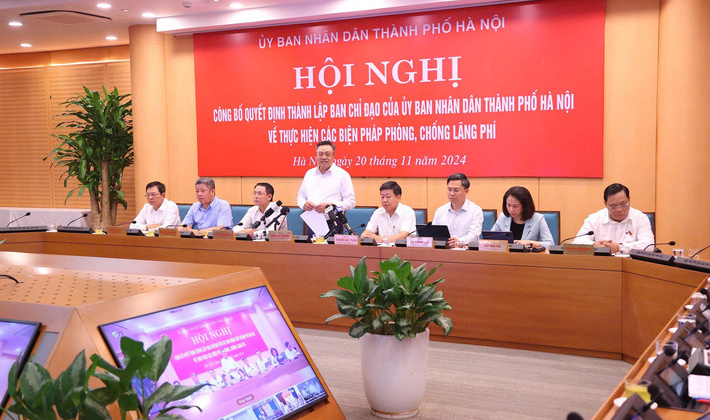 Hà Nội là địa phương đầu tiên thành lập Ban Chỉ đạo phòng, chống lãng phí