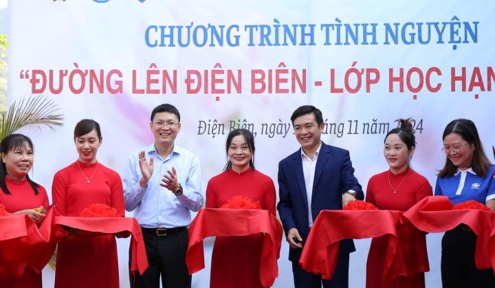 Cục Phòng vệ thương mại khánh thành công trình "Lớp học hạnh phúc" tại Điện Biên