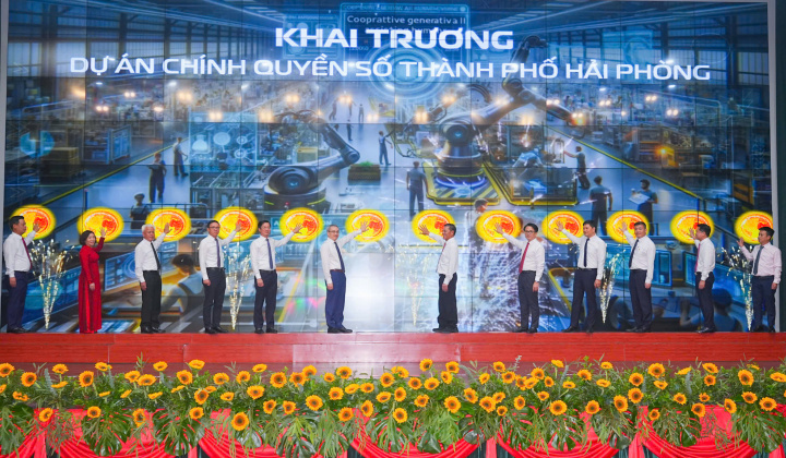 Chính thức khai trương Dự án Chính quyền số Thành phố Hải Phòng