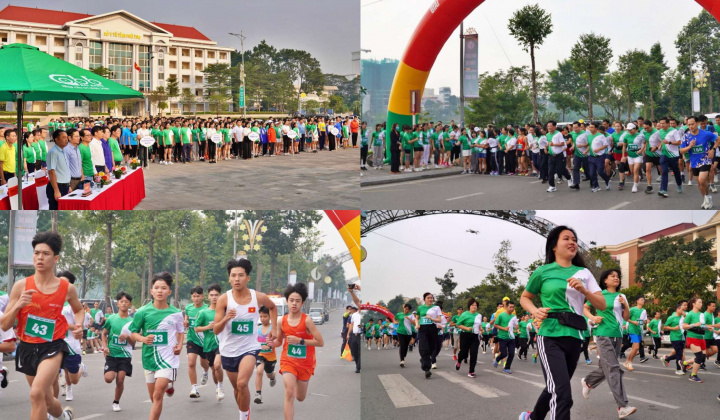 Hơn 400 đại biểu và vận động viên sôi nổi tham gia Giải Việt dã “Cúp Giấy Bãi Bằng” lần thứ III