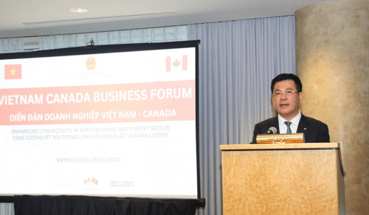 Bộ trưởng Nguyễn Hồng Diên tham dự Diễn đàn doanh nghiệp Việt Nam - Canada