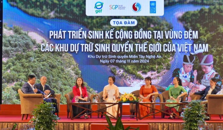 Thúc đẩy sinh kế bền vững cho cộng đồng tại vùng đệm các Khu dự trữ sinh quyển