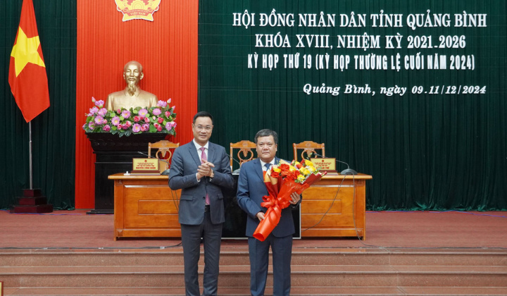 Quảng Bình có tân Chủ tịch UBND tỉnh