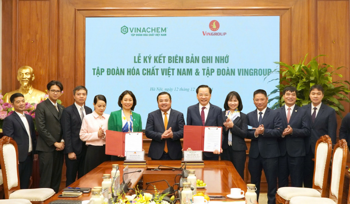 Biên bản ghi nhớ (MOU) giữa Tập đoàn Hóa chất Việt Nam và Tập đoàn Vingroup: Thúc đẩy hợp tác để phát triển bền vững