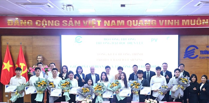 Đại học Điện lực: Vinh danh sinh viên tham gia đề án Project - Based Learning