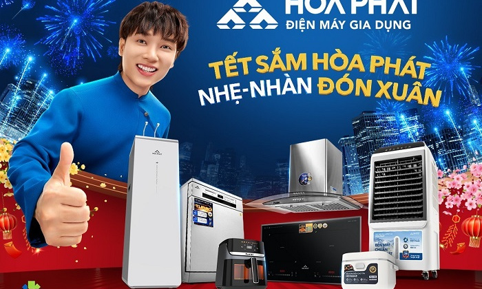 Điện máy Gia dụng Hòa Phát: Đón Tết "Nhẹ-Nhàn-Khỏe" với loạt sản phẩm mới