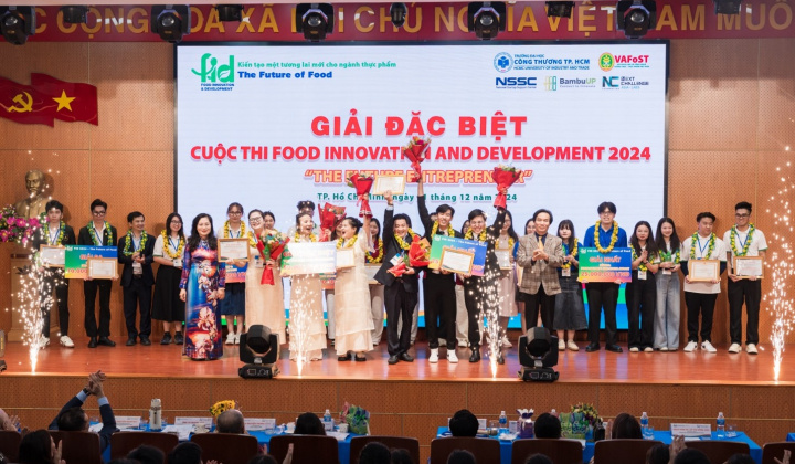 Dự án ấn tượng tại chung kết cuộc thi Food Innovation and Development 2024
