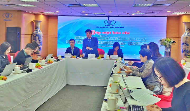 Vinatex: Năm 2024 lợi nhuận hợp nhất ước đạt 740 tỷ đồng, tăng 37,5% so với năm 2023