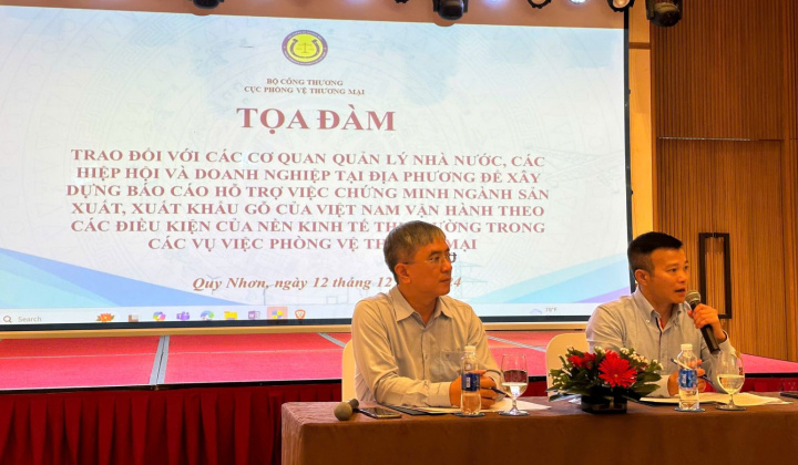 Hỗ trợ ngành gỗ xây dựng báo cáo chứng minh hoạt động theo nền kinh tế thị trường trong các vụ việc phòng vệ thương mại