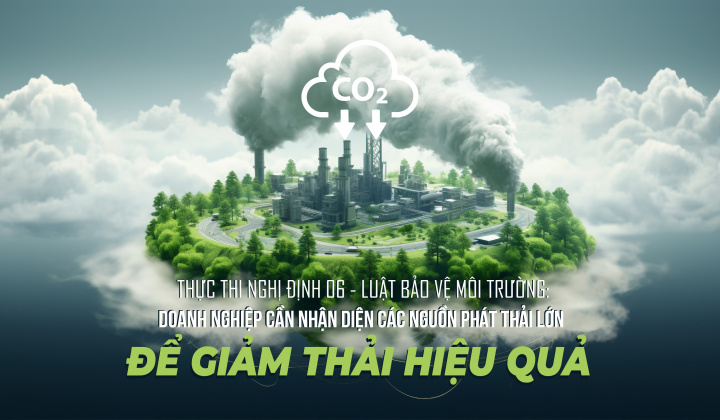 Thực thi Nghị định 06 - Luật Bảo vệ môi trường: Doanh nghiệp cần nhận diện các nguồn phát thải lớn, giảm thải hiệu quả để bảo vệ môi trường