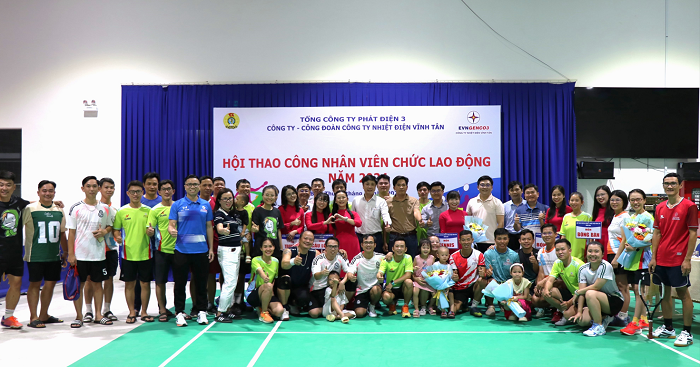 Hội thao Công ty Nhiệt điện Vĩnh Tân thu hút gần 120 vân động viên tham gia