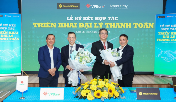 Hơn 3.000 điểm bán của Thế giới di động trở thành đại lý thanh toán của VPBank