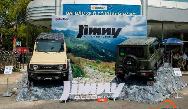 Ngắm cận cảnh mẫu xe SUV địa hình Suzuki Jimny