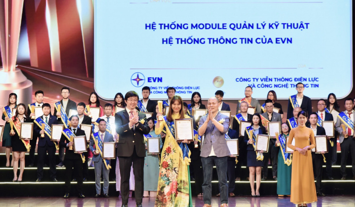 EVN có 4 sản phẩm công nghệ đạt giải Sao Khuê 2024