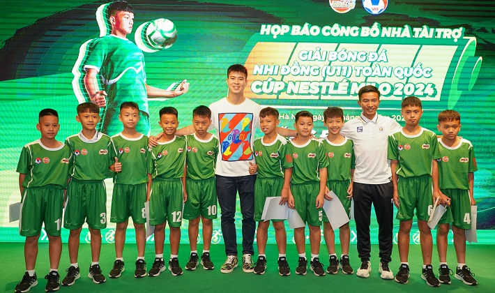 Nestlé MILO đồng hành cùng Giải Bóng đá Nhi đồng (U11) toàn quốc 2024