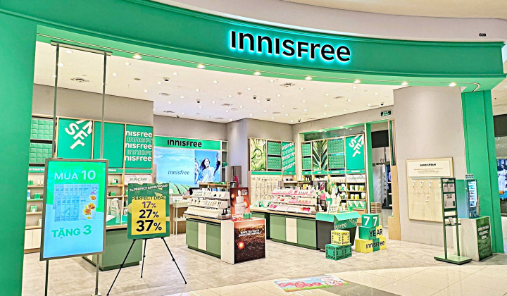 Đình chỉ lưu hành và thu hồi một sản phẩm của Innisfree