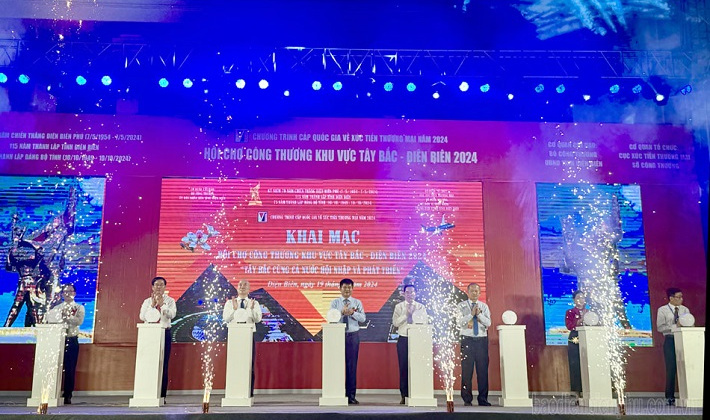 Khai mạc Hội chợ Công Thương khu vực Tây Bắc - Điện Biên 2024