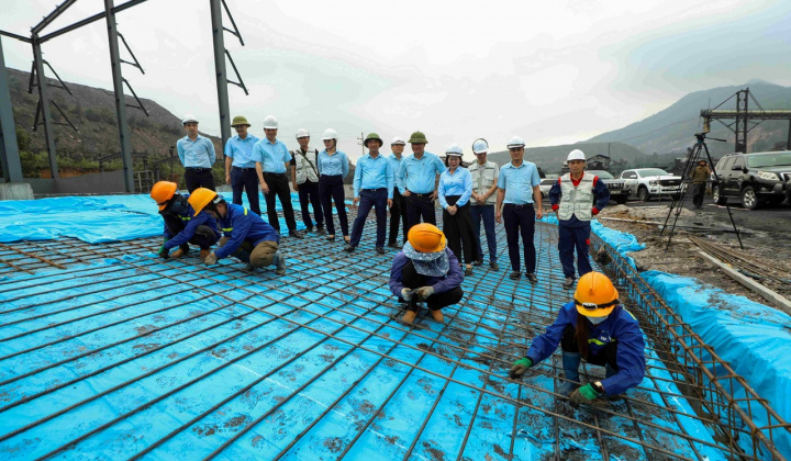 Công ty Môi trường - TKV kiểm tra thi công các công trình bảo vệ môi trường tại khu vực Đông Triều, Uông Bí