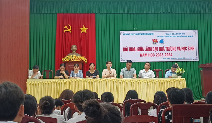 Trường THPT Nguyễn Minh Quang: Nỗ lực nâng cao chất lượng giáo dục toàn diện