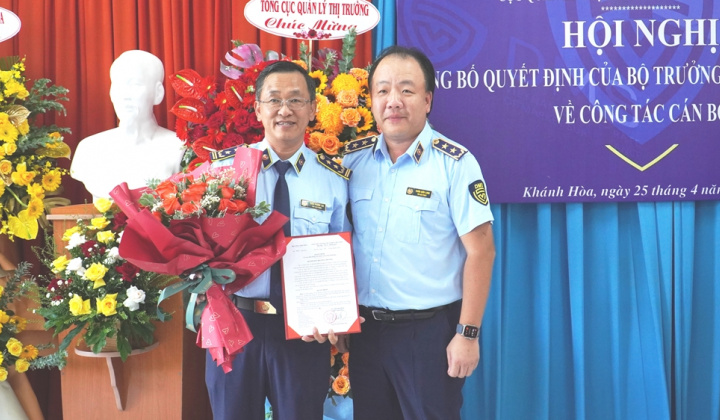 Bổ nhiệm Cục trưởng Cục Quản lý thị trường tỉnh Khánh Hòa