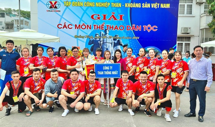 Than Thống Nhất đạt thành tích cao tại giải các môn thể thao dân tộc TKV năm 2024