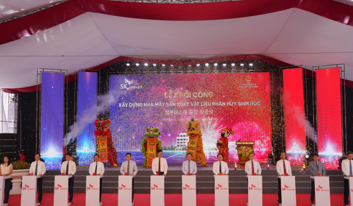 Hải Phòng: Khởi công Nhà máy sản xuất nhựa phân huỷ sinh học có vốn đầu tư gần 2.400 tỷ đồng