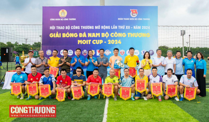 Khai mạc Giải bóng đá nam Bộ Công Thương - MOIT CUP 2024