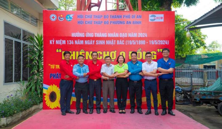 LIXCO hưởng ứng tháng nhân đạo với phiên chợ 0 đồng