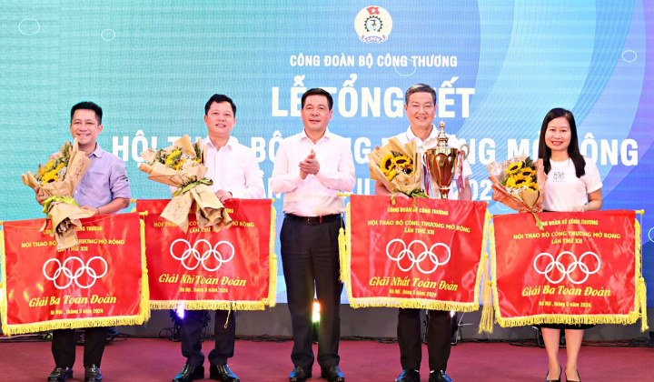 Hội thao Bộ Công Thương mở rộng lần thứ XII năm 2024: Văn hóa - thể thao - vui vẻ - sức khỏe - đoàn kết